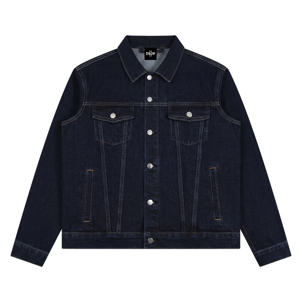 Unisex Vintage Wash Denim Jacket