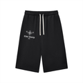 Relaxed Drawstring Three-quarter Sweatpants