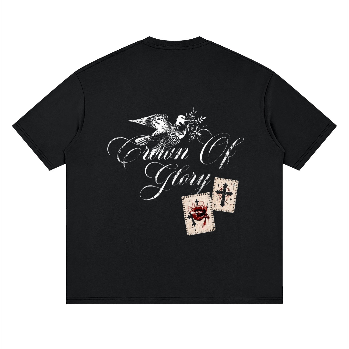 Crown Of Glory  Loose Drop Shoulder T-Shirt