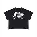 Unisex Boxy Raw Edge T-Shirt