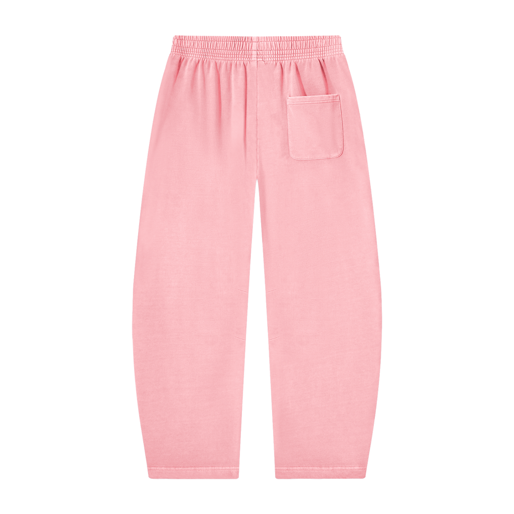 Crown Of Glory Vintage Washed Barrel Leg Sweatpants