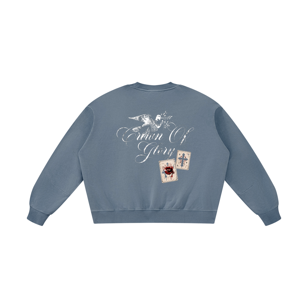 Crown Of Glory Vintage Washed Sweatshirt