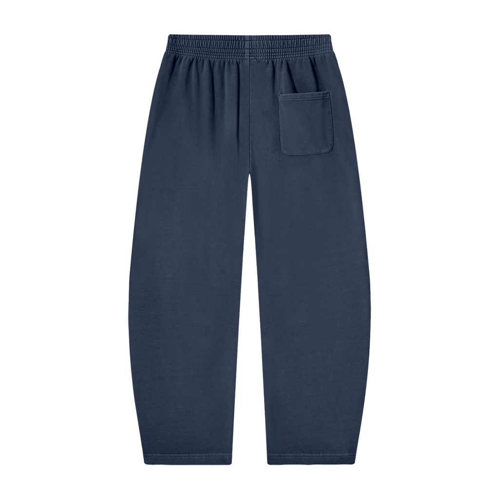 Crown Of Glory Vintage Washed Barrel Leg Sweatpants