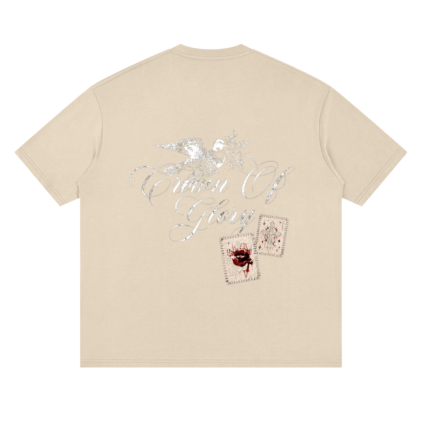 Crown Of Glory  Loose Drop Shoulder T-Shirt