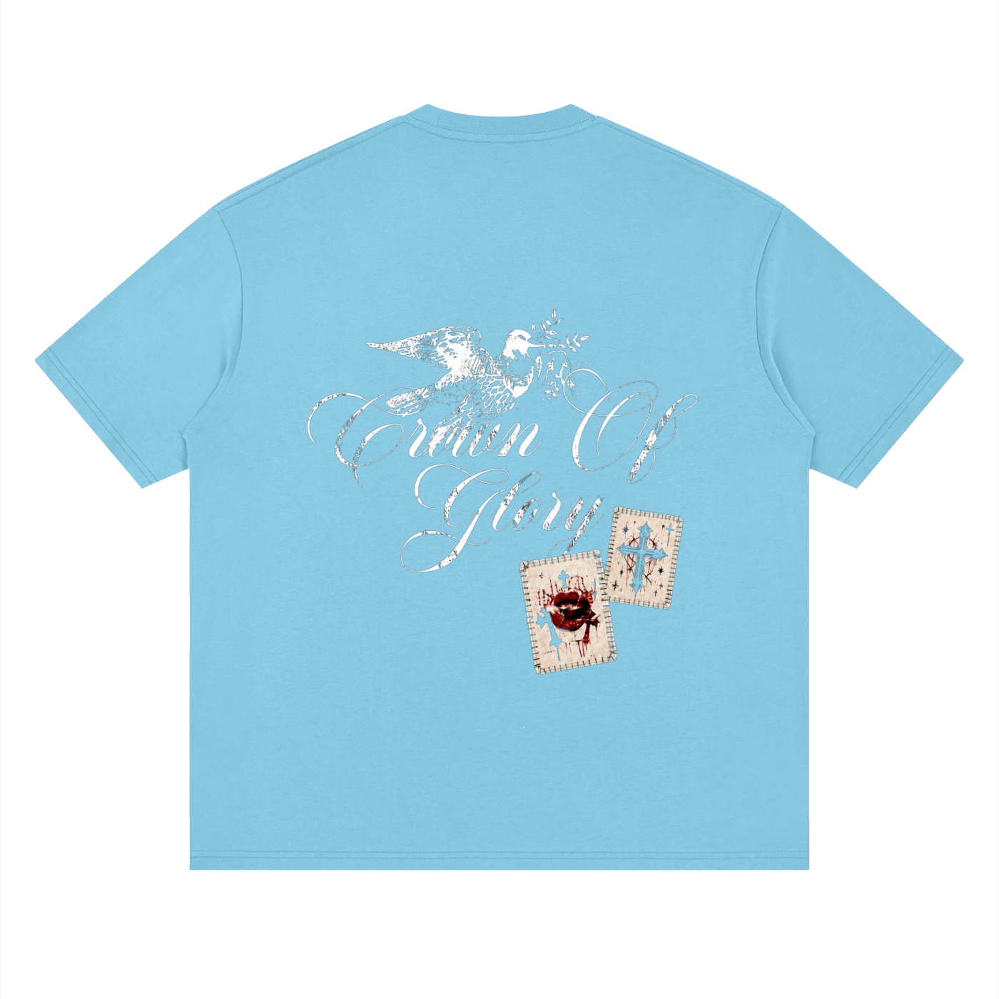 Crown Of Glory  Loose Drop Shoulder T-Shirt