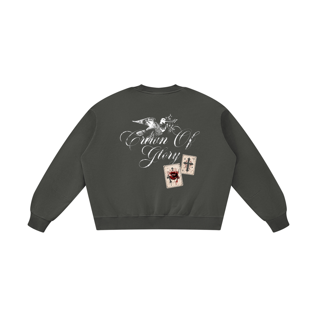 Crown Of Glory Vintage Washed Sweatshirt