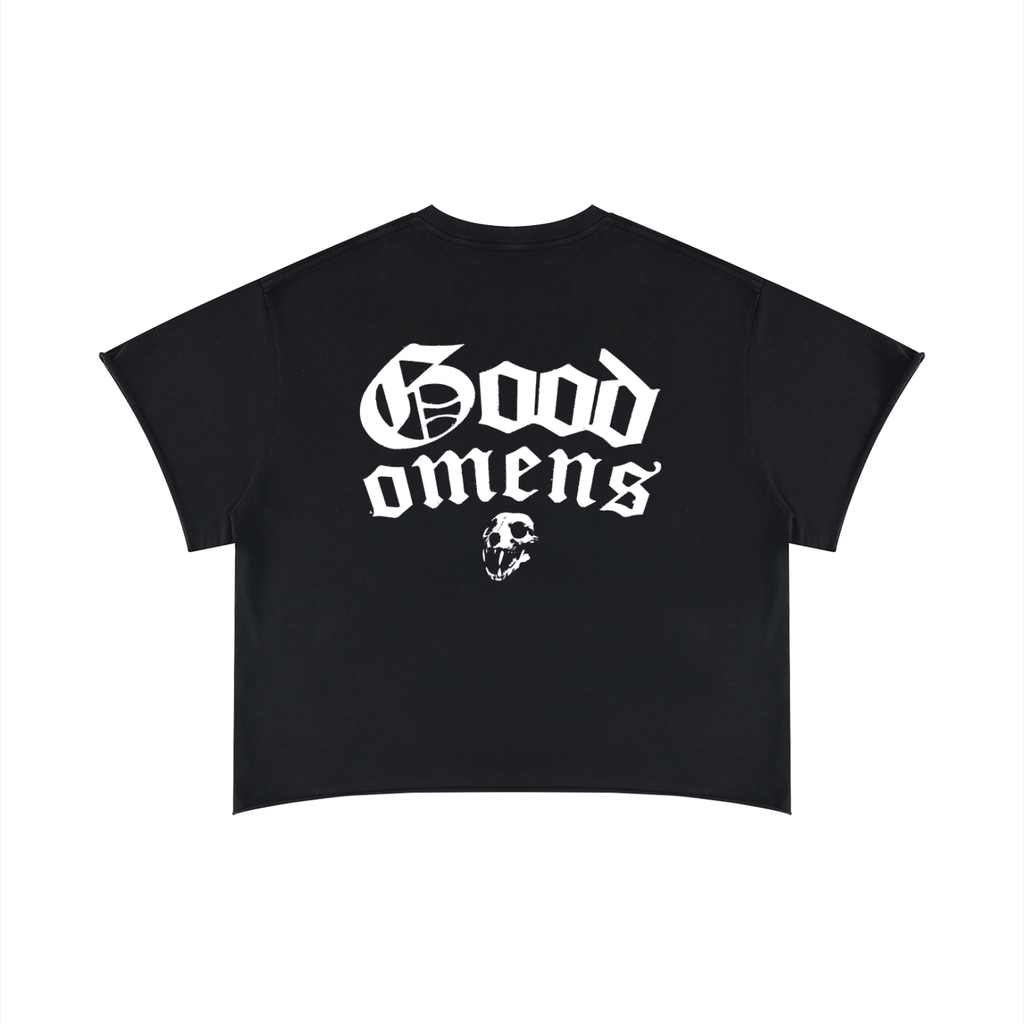 Unisex Boxy Raw Edge T-Shirt