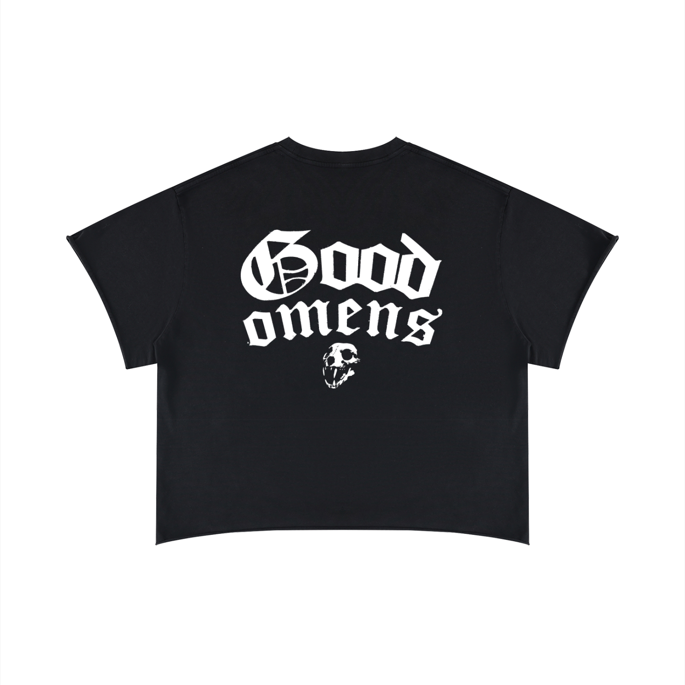 Unisex Boxy Raw Edge T-Shirt