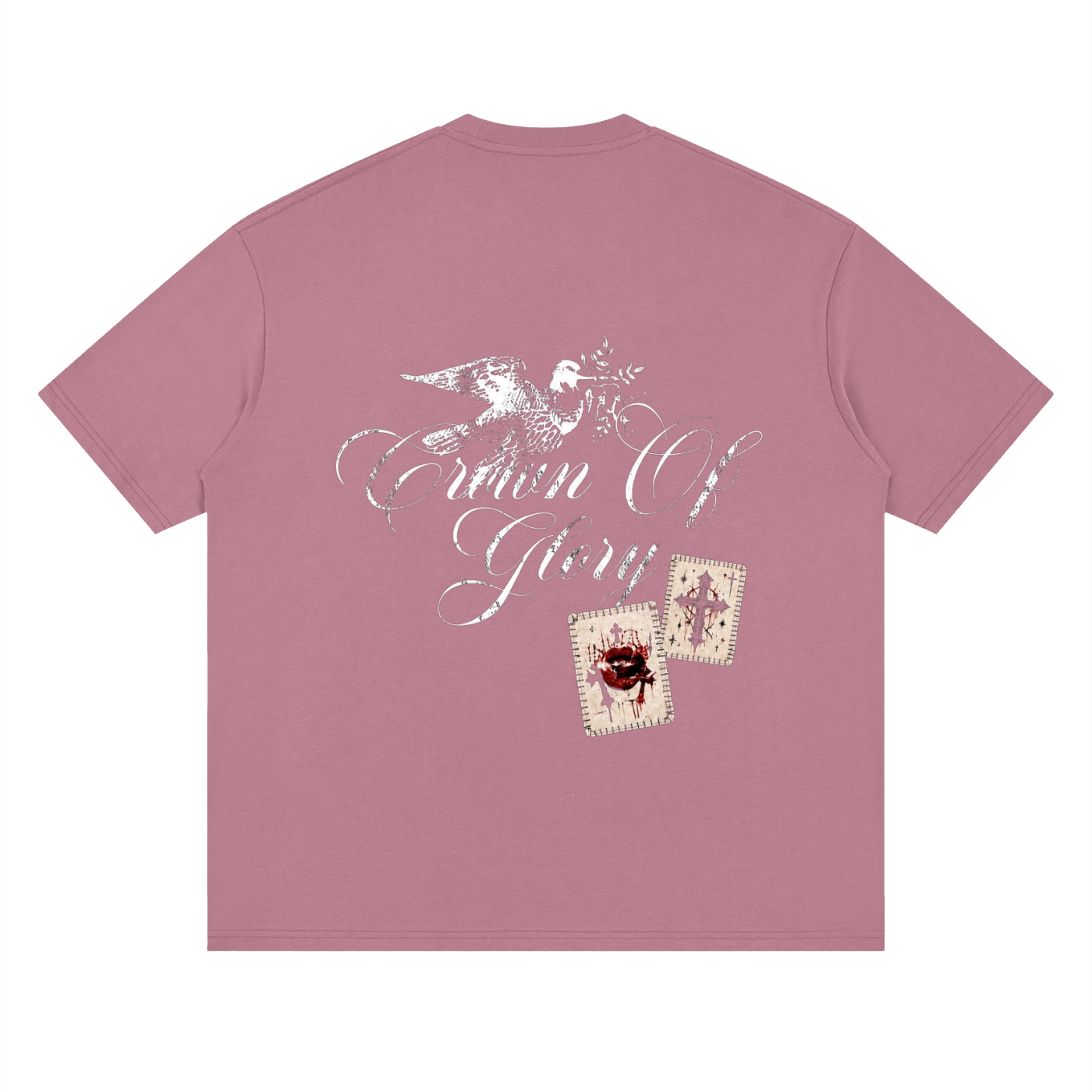 Crown Of Glory  Loose Drop Shoulder T-Shirt